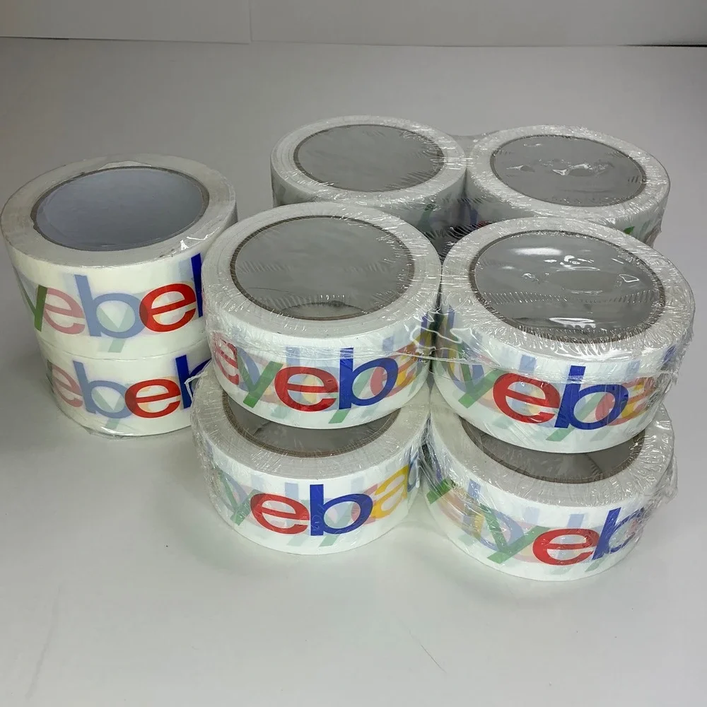 eBay White Multi-Color Packing Tape Shipping Supplies 10 Rolls Bulk Reseller